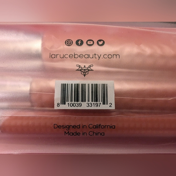 LARUCE BEAUTY 3 Piece Contour Brush Set, serviced by e Limited Edition, New - Picture 5 of 11